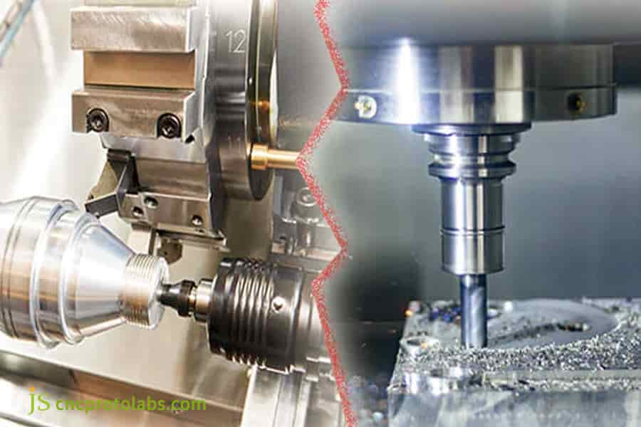 CNC铣削与CNC车削零件